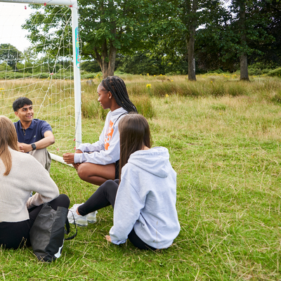 Youth Board Residential Discussion on Soccer Field